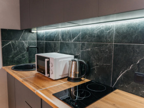 Квартира Стильная Студия с Джакузи Рядом с ЖД Вокзалом