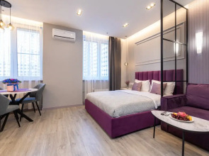 Апартаменты «Бордовый шик» в районе ВДНХ «Эстет Апарт»
