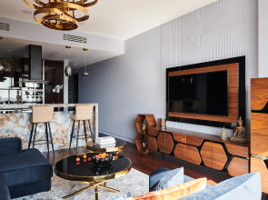 Квартира GM Apartments Шикарная Двушка в Москва Сити в Башне Око