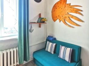 Апартаменты в центре с видом на Золотой мост