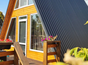 A-Frame S Panoramnym Vidom Na Volgu Chalet