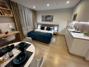 Студия Уютная с красивым видом у метро Технопарк