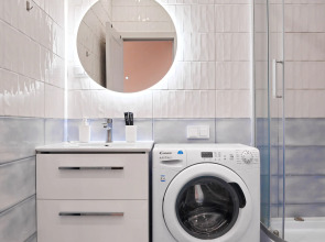 Апартаменты Стильная новая студия с видом на Москва-Сити