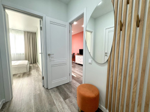 Квартира В скандинавском стиле с красивым видом на город для 4х гостей