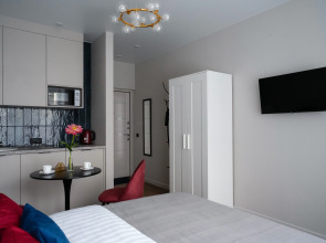 Апартаменты Savina у Моря 2 синяя студия