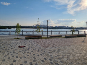 Апартаменты Евродвушка на Михайловской набережной с видом на реку