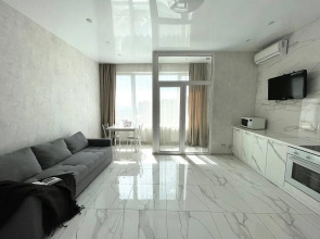 Квартира Мраморная с видом на город в ЖК Панорама