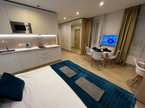 Студия Уютная с красивым видом у метро Технопарк