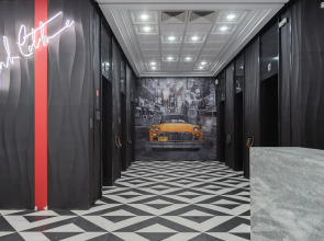 Апартаменты Lalapart Black Emerald с сауной в ЖК Савеловский Сити