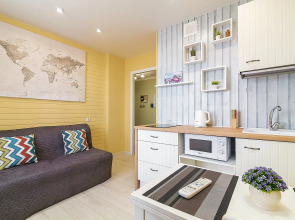 Апартаменты на Волжской набережной 26, с видом на Волгу. м.Стрелка. Сова-Дом