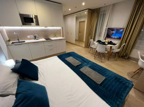 Студия Уютная с красивым видом у метро Технопарк