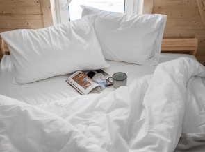 Частный дом A-frame с сауной у Игоры