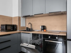 Квартира Комфорт с Балконом и Видом на Город Moderna Flat Status