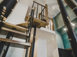 Двухуровневая Квартира Джаз ElenaSweetHome рядом с ТЦ Москва и Садовод