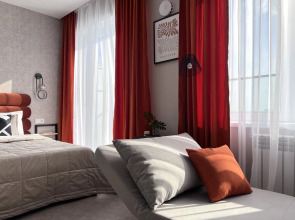 Апартаменты Bид на реку с террасы 13го этажа