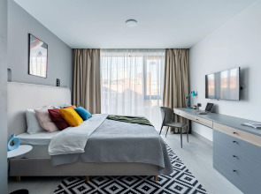 Апартаменты Sova Yard View Blue