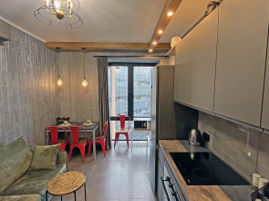 Апартаменты Уютные апартаменты Prime Grey в ЖК Савеловский Сити в центре Москвы