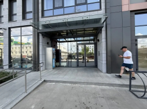 Квартира уютная студия с балконом в шаге от Тинькофф холл