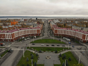 Апартаменты двухкомнатные с Видом на Привокзальную Площадь Hygge Karelia