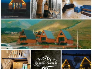 Private house cottage kazbegi compass
