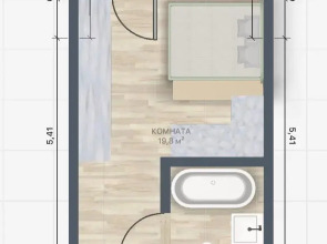 Апартаменты TopHouse на Можжевеловой 18, 17 этаж