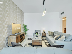 bnbmehomes | 2 BR Bliss | Al Habtoor City- 1410 Apartments
