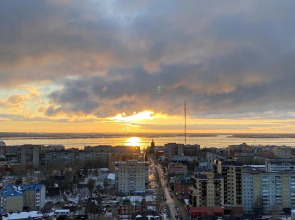 Апартаменты Желтая Студия с панорамным окном