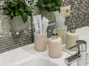 Квартира Moscow Deluxe Apartments Family suite city view-2