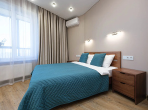 Квартира Новая студия в 5 минутах от ТРЦ Аура