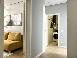 Квартира 65 м удобная для семьи напротив Казино с видом на горы