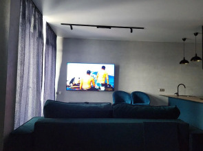 Квартира cтильная с панорамным видом на Moscow City, рядом с метро