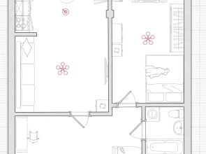 Квартира у моря с пляжем