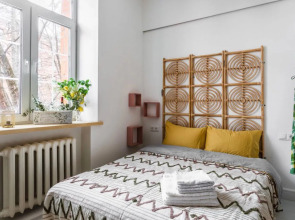 Апартаменты "Лимоны" на 3-х гостей у метро Окружная