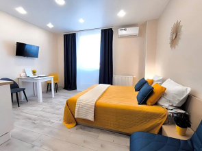 Sovremennaya vidovaya kvartira s shikarnym vidom na gorod, na Volgu Flat