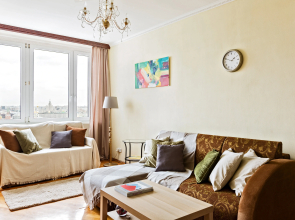 Great view on Kremlin 2 rooms apartment 23 floor