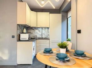 Квартира от FolkFort — светлая студия у арки ВДНХ и сквера Останкино