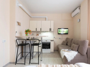 Квартира Студия рядом с центром, с кондиционером