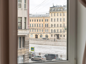 Апартаменты Sergeew Apartments двухкомнатный Люкс с видом на набережную Фонтанки
