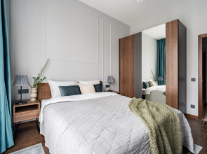 Квартира Nut на Манчестерской Satin home