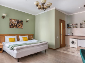 Апартаменты для троих гостей с 1 большой или 2-мя раздельными кроватями (3-ий или 4-ый этаж)