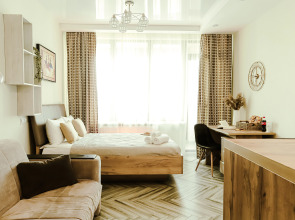 Апартаменты Lalapart Aristocrat с рабочим столом в ЖК Савеловский Сити