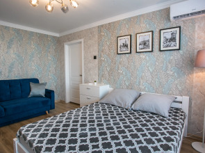 Апартаменты с видом на закат и крыши