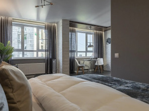 Квартира Студия в новом доме рядом с канатной дорогой