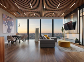 Красивый панорамный апартамент с 2 спальнями