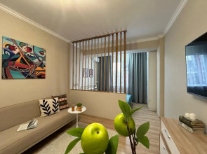 Апартаменты Студия Алма с  прекрасным видом на город