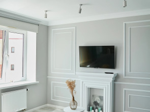 Апартаменты Luma White #2 в центре города с красивым видом на балконе