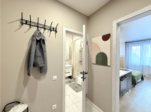 Апартаменты Studio with city view from the 22nd floor