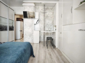 Квартира студия с видом на Амур и город