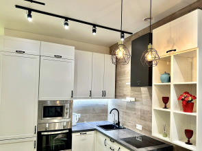 Квартира Люкс-Студия дизайнерская с видом на реку и Москва Сити