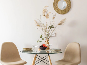 Апартаменты Бежевые в центре с кондиционером